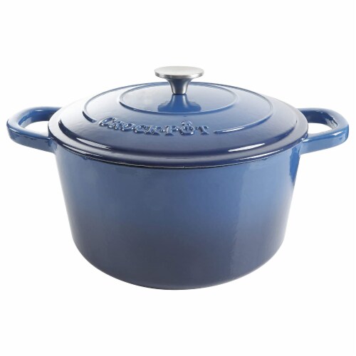 20cm Roaster Pot Cast Iron Induction Enamel Coated All Cookers Oven 2 L 