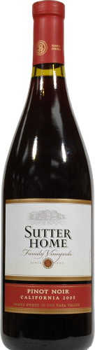 Sutter Home Pinot Noir Perspective: front
