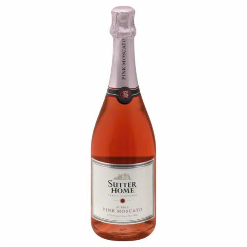 Sutter Home Pink Bubbly Moscato Perspective: front