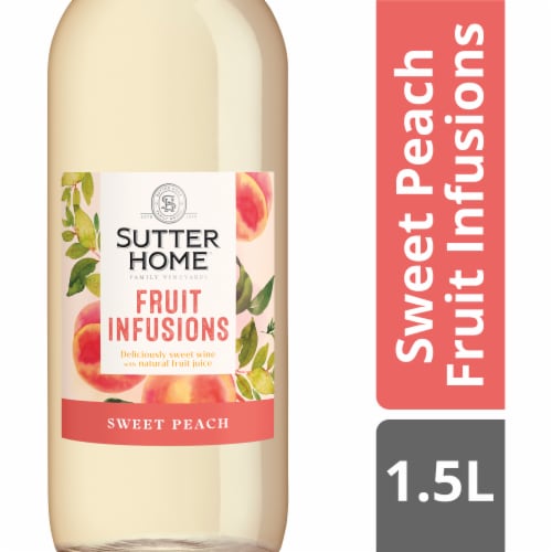Sutter Home® Fruit Infusions Sweet Peach White Wine Perspective: front