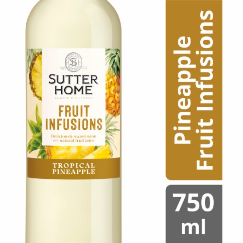 Sutter Home Fruit Infusions Tropical Pineapple California White Wine 750 ml Perspective: front