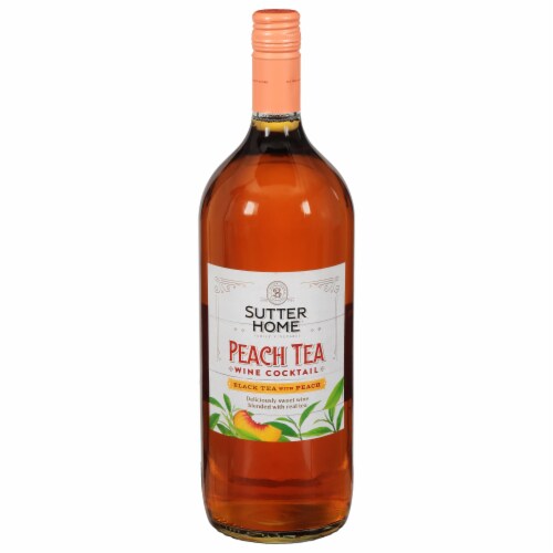 Sutter Home Peach Tea Wine Ready to Drink Cocktail Perspective: front