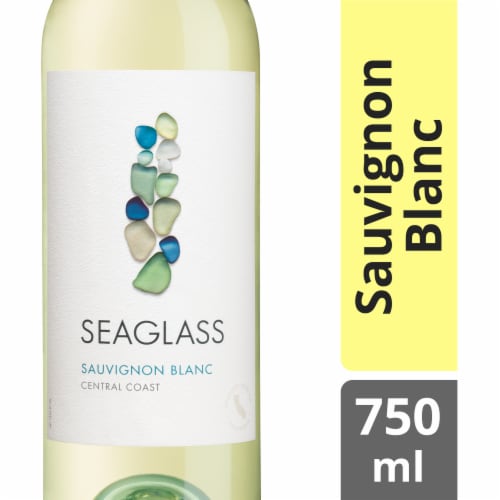 SEAGLASS Sauvignon Blanc California White Wine 750 ml Perspective: front