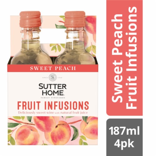 Sutter Home® Fruit Infusions Sweet Peach White Wine Perspective: front