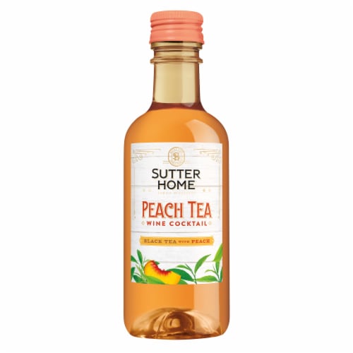 Sutter Home Peach Tea Wine Ready to Drink Cocktail Perspective: front