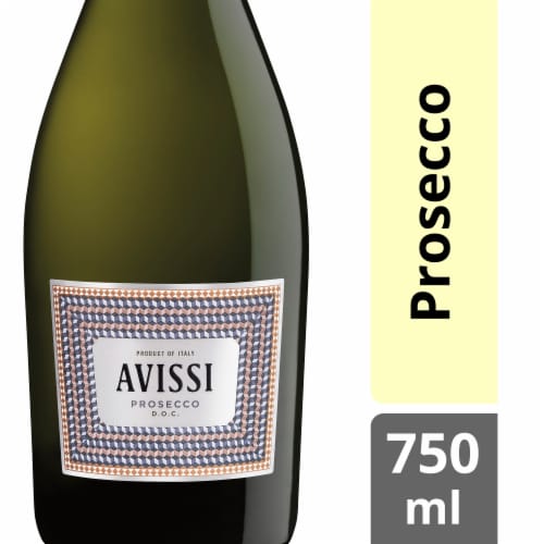 Avissi Prosecco Italy Sparkling White Wine 750 ml Perspective: front
