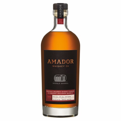 Amador Whiskey Double Barrel Classic Kentucky Bourbon 750 ml Perspective: front