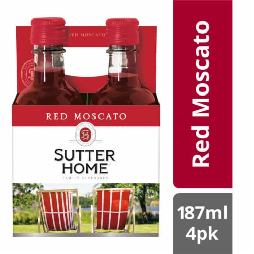 Sutter Home Red Moscato California Red Wine Perspective: front