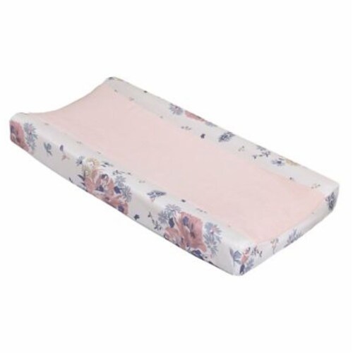 NoJo® Farmhouse Chic Changing Pad Cover in Pink, Changing Pad Cover ...