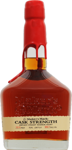 Maker's Mark Cask Strength Kentucky Straight Bourbon Whisky Perspective: front