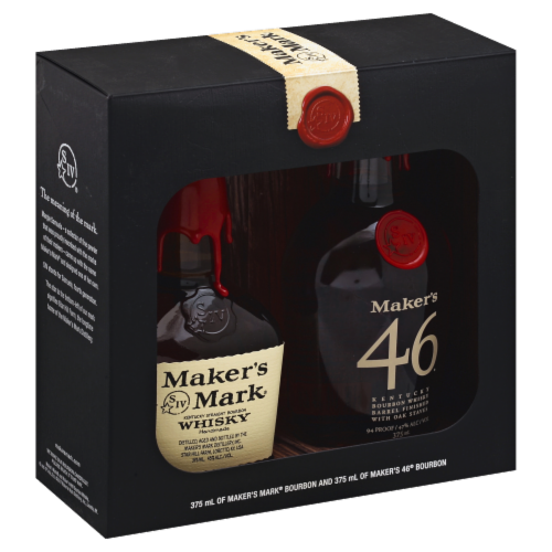 Maker's Mark Kentucky Bourbon Whisky Holiday Pack Perspective: front