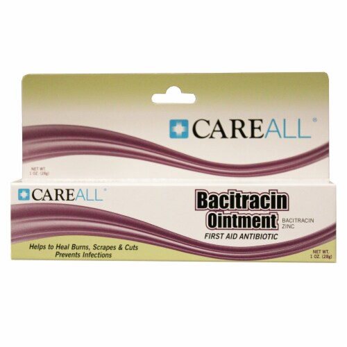 CareALL First Aid Antibiotic Bacitracin 1 oz. Tube Ointment 500 IU