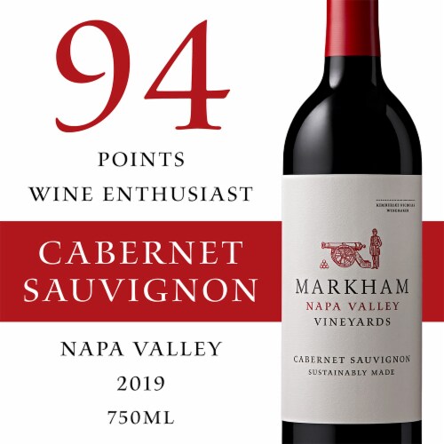 Markham Vineyards Cabernet Sauvignon California Red Wine Perspective: front