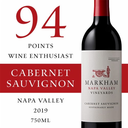 Markham Vineyards Cabernet Sauvignon California Red Wine Perspective: front