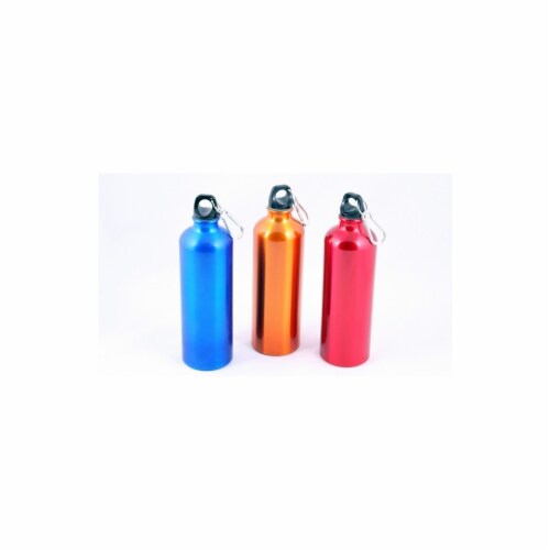 DDI 1171670 Aluminum Water Bottle - 25 oz Case of 24 Perspective: front