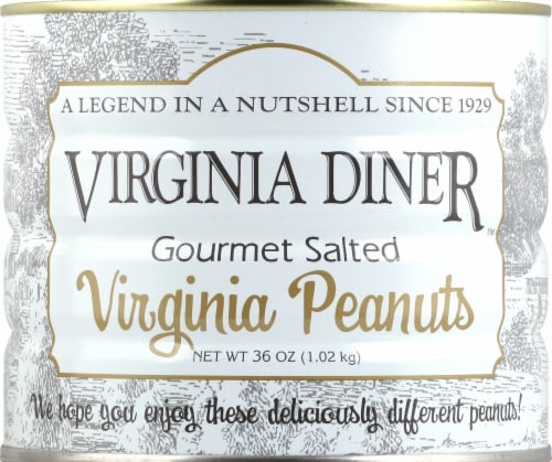 Virgina Diner® Salted Peanuts Perspective: front