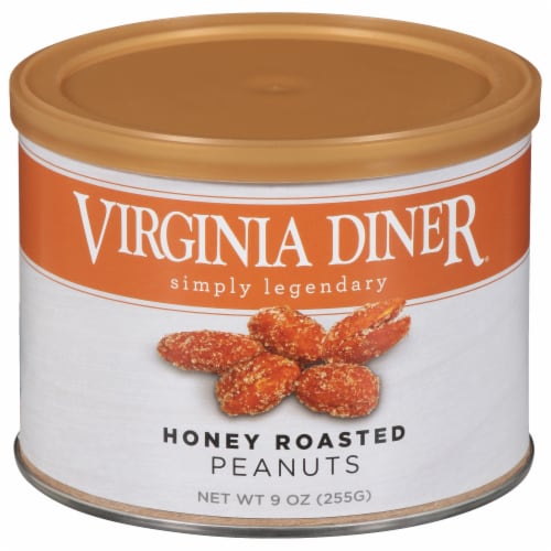 Virginia Diner® Honey Roasted Peanuts Perspective: front