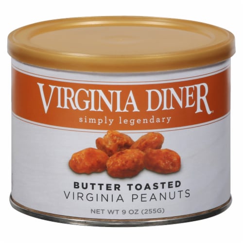 Virginia Diner® Gourmet Butter Toasted Peanuts Perspective: front