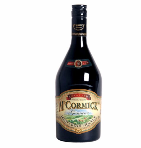 McCormick Spirits Genuine Imported Irish Cream Liqueur Perspective: front