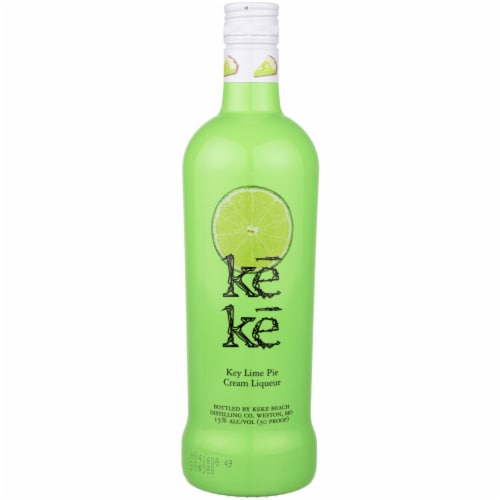 Ke Ke Beach Key Lime Cream Liqueur Perspective: front