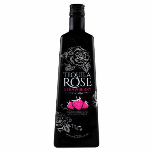 Tequila Rose Strawberry Cream Liqueur Perspective: front