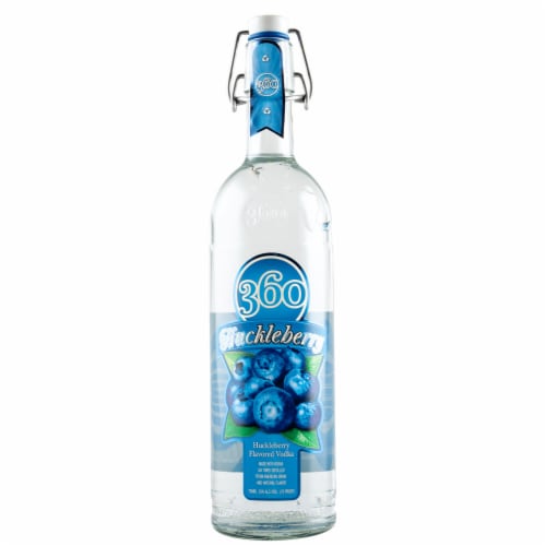 360 Huckleberry Vodka Perspective: front