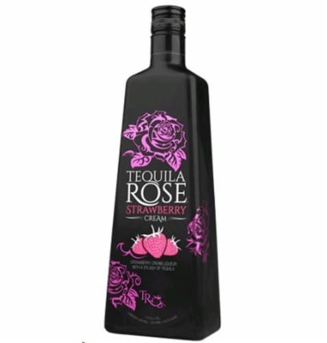Tequila Rose Strawberry Cream Liqueur Perspective: front