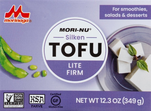 Mori-Nu Silken Firm Lite Tofu Perspective: front