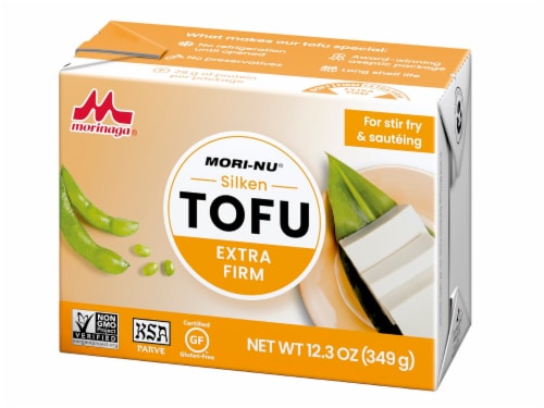 Mori-Nu Silken Extra Firm Tofu Perspective: front