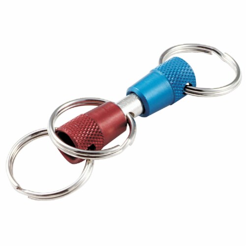 Lucky Line Steel 7/8 In. 3-Way Pull-Apart Key Chain 71701 Perspective: front