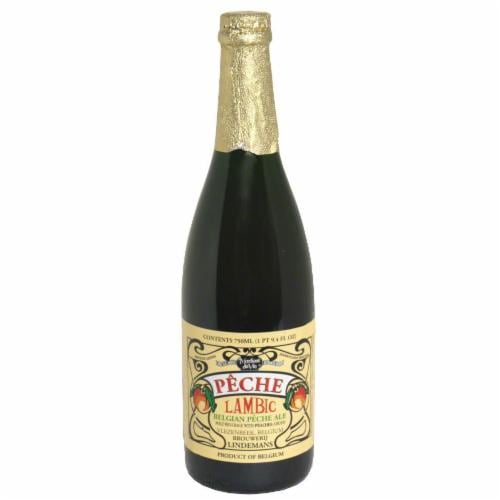 Lindeman's Peach Lambic Perspective: front