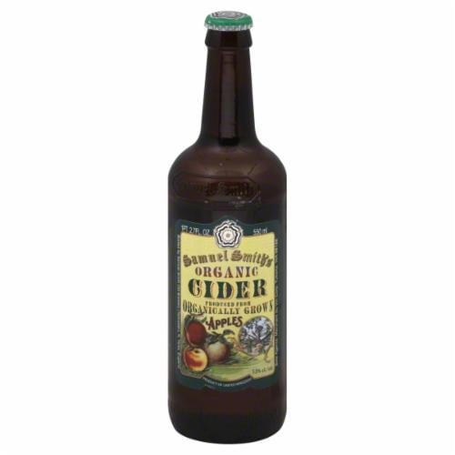 Samuel Smith's Organic Cider Single Bottle Perspective: front