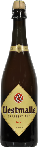 Westmalle Tripel Trappist Ale Perspective: front