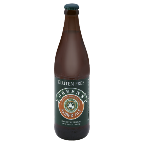 Green's Gluten Free Amber Ale Perspective: front
