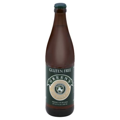 Green's Gluten Free Tripel Blonde Ale Perspective: front