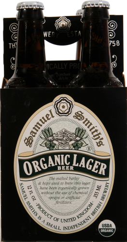 Samuel Smith's Organic Lager Beer Perspective: front
