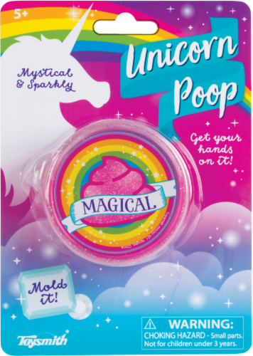  3 Magical Unicorn Poo Putty - Pink & Sparkly (3 Pack) : Toys &  Games