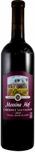 Messina Hof Texas High Plains Cabernet Sauvignon Perspective: front