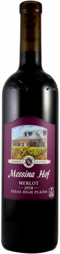 Messina Hof Merlot Red Wine Perspective: front