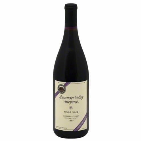 Alexander Valley Vineyards Pinot Noir Perspective: front