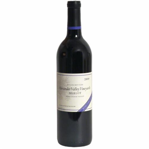 Alexander Valley Vineyards Merlot Perspective: front