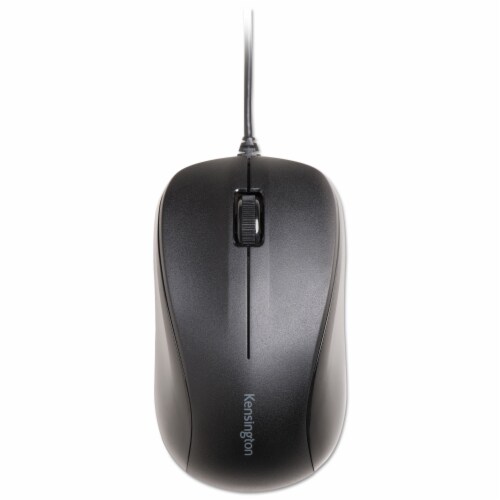 Kensington Mouse,Wired,Bk K72110US Perspective: front
