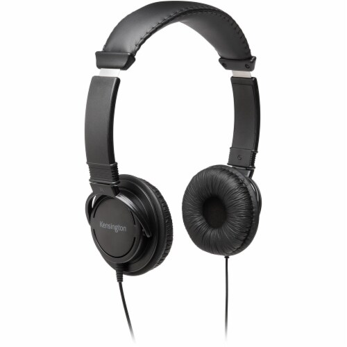 Kensington Hi-Fi Headphones - Stereo - Black - Mini-phone (3.5mm) - Wired - Over-the-head - Binaural - Circumaural - 6 ft Cable - 1 Kensington Hi-Fi Headphones - Stereo - Black - Mini-phone (3.5mm) - Wired - Over-the-head - Binaural - Circumaural - 6 ft Cable - 1