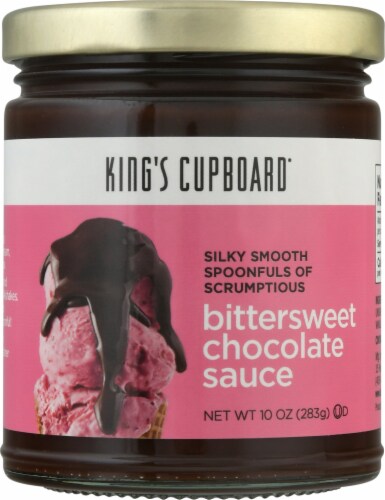 King's Cupboard® Bittersweet Chocolate Sauce Perspective: front