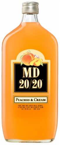 Mogen David Peaches & Cream Wine Perspective: front