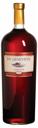 Ste Genevieve Sweet Texas Red Wine Perspective: front