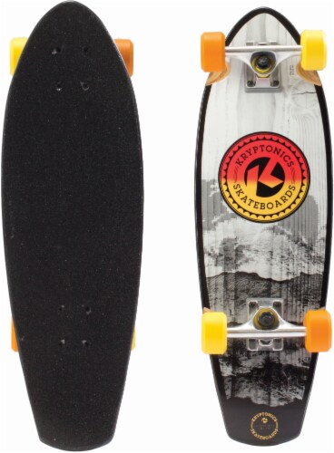 Kryptonics Skateboards California Series Cruiser - Fade Gray Perspective: front