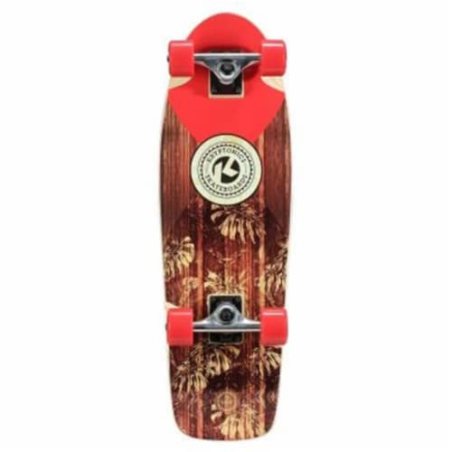 Bravo Sports 163683 28 in. Solid-In Lay Cruiser Complete Skateboard Perspective: front