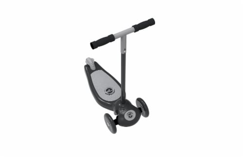 Pulse Performance Products 3-Wheel Leaning Kick Scooter - Gray Perspective: front