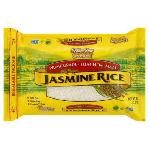 Golden Star Jasmine Rice Perspective: front